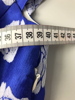 Платье AScool синее "с цветами" 44 размер, новое