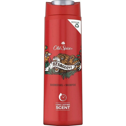 Гель для душа+шампунь Old Spice 3в1 Bearglove 400 мл