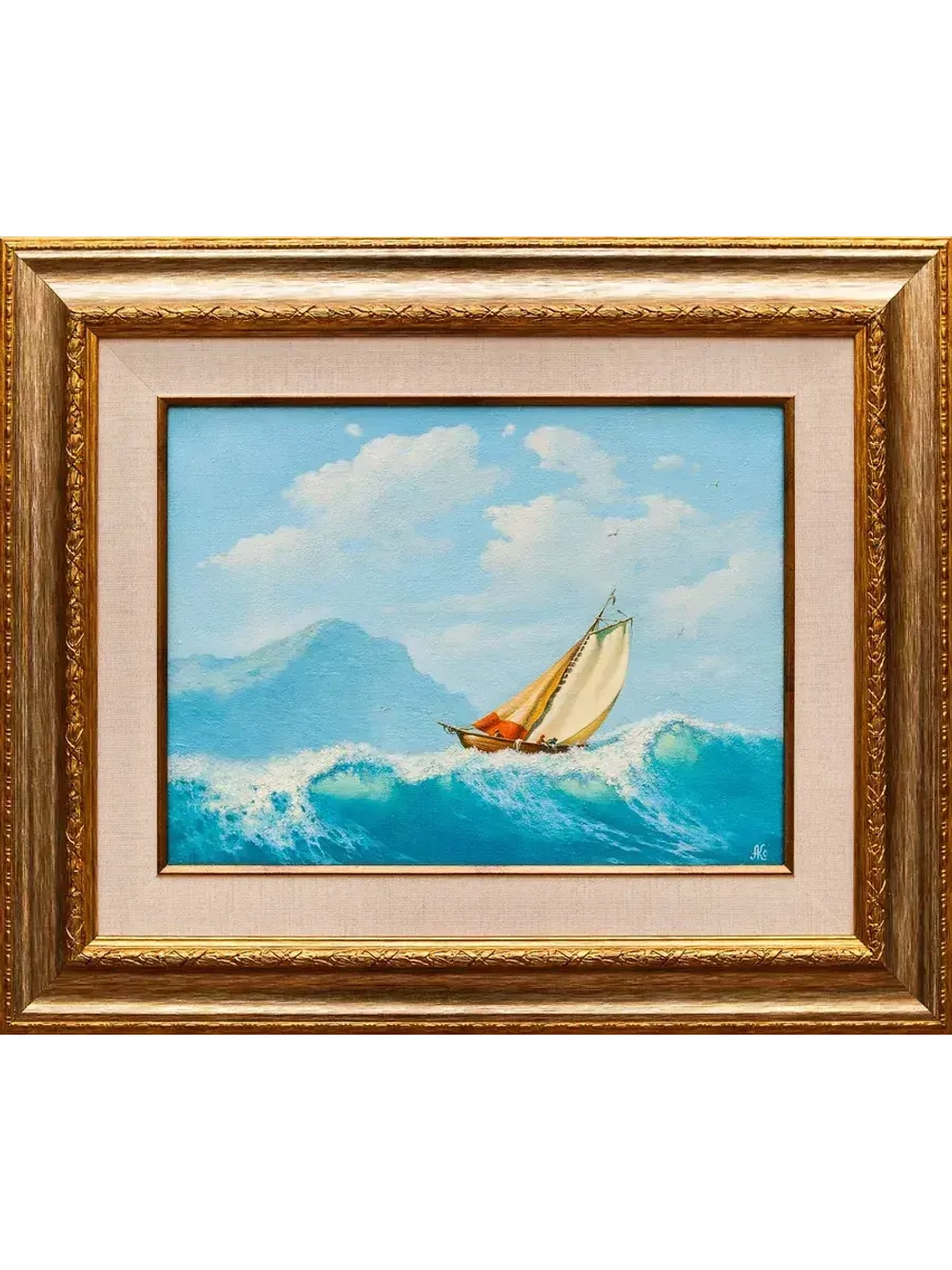 Картина маслом "Море" Коротыч