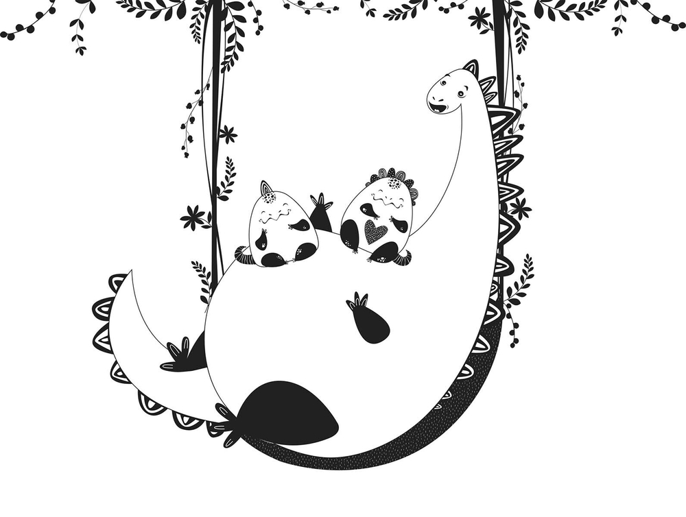 Дизайнерские обои Wall Street Dino Rino