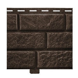 Сайдинг виниловый FineBer Brickhouse кирпич Коричневый 2000х210 мм