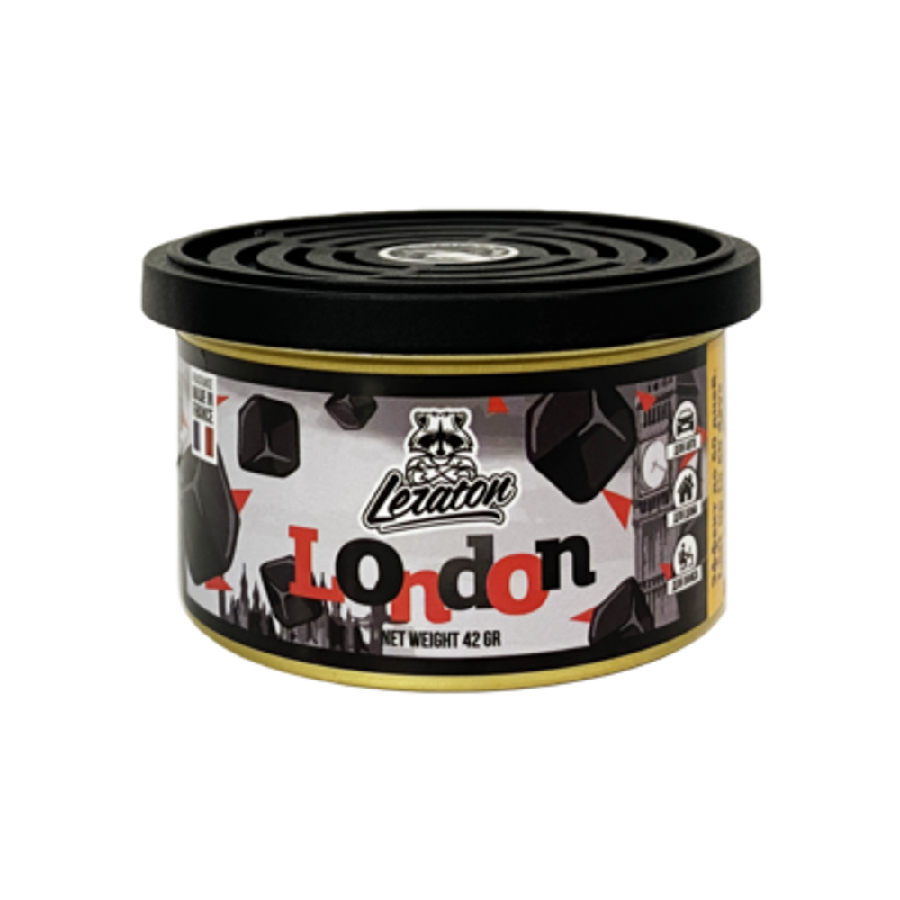 LERATON London (BlackIce/Чёрный лёд) Ароматизатор для автомобиля в банке
