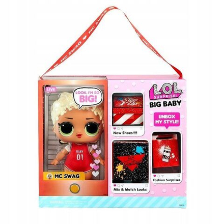 Большая кукла L.O.L. Surprise! BIG BB BABY MC SWAG Коллекционная кукла Лол Сюрпрайз Свег с аксессуарами 577461