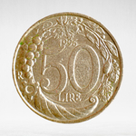 Italy 50 Lire 1996 R "Symbols of the Republic", XF