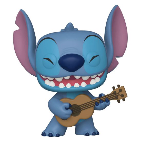Фигурка Funko POP! Disney Lilo & Stitch Stitch with Ukulele (1044) 55615 / Фигурка Фанко ПОП! по мотивам мультфильма "Лило и Стич", Стич
