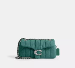 COACH СУМКА ЧЕРЕЗ ПЛЕЧО TABBY 26 С МЯГКОЙ ПОДКЛАДКОЙ, ЗЕЛЕНЫЙ