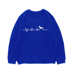 Свитшот "Аргентинский дог - сердечный ритм"