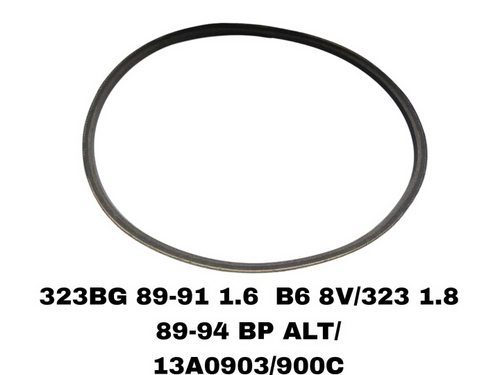 КЛИНОВЫЕ РЕМНИ 323BG 89-91 1.6 B6 8V