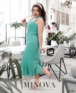 Платье 348-бирюзовый Minova