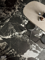 NT CERAMIC. Керамогранит Portoro Black 600*1200мм лаппатированная
