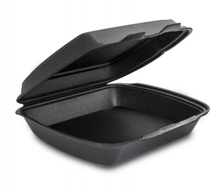 Ланч-бокс 81LB ЧЕРНЫЙ 1-сек 247*206*35 (200шт/кор)