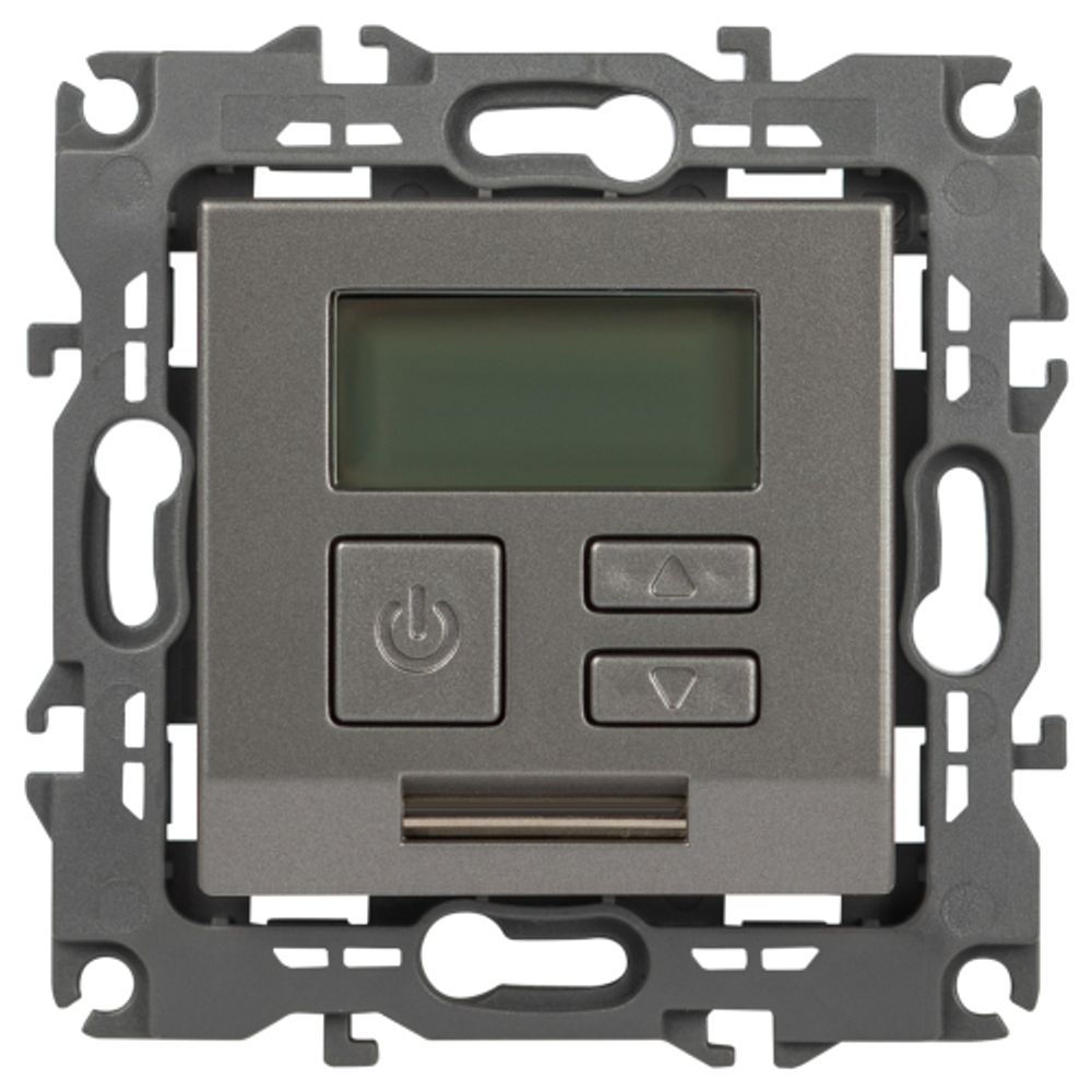 Терморегулятор ЭРА Серия 12 12-4111-16 универсальный 230В-Imax16А титан