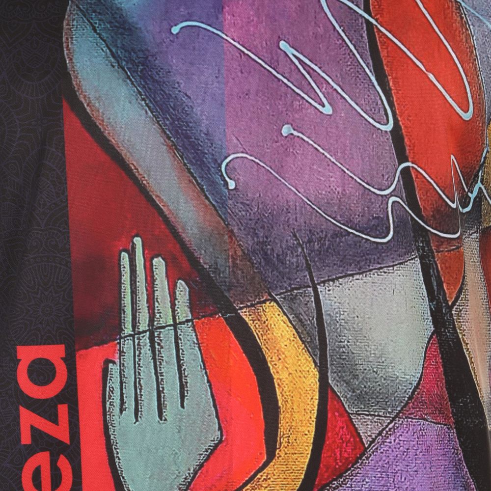 Мужская футболка с разноцветным принтом Sesmik by Vlad Sedov VS001/VS0035