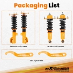 Adjustable Coilovers Suspension Lowering Kit подходит для автомобиля Toyota Corolla 09-17 E140 E170