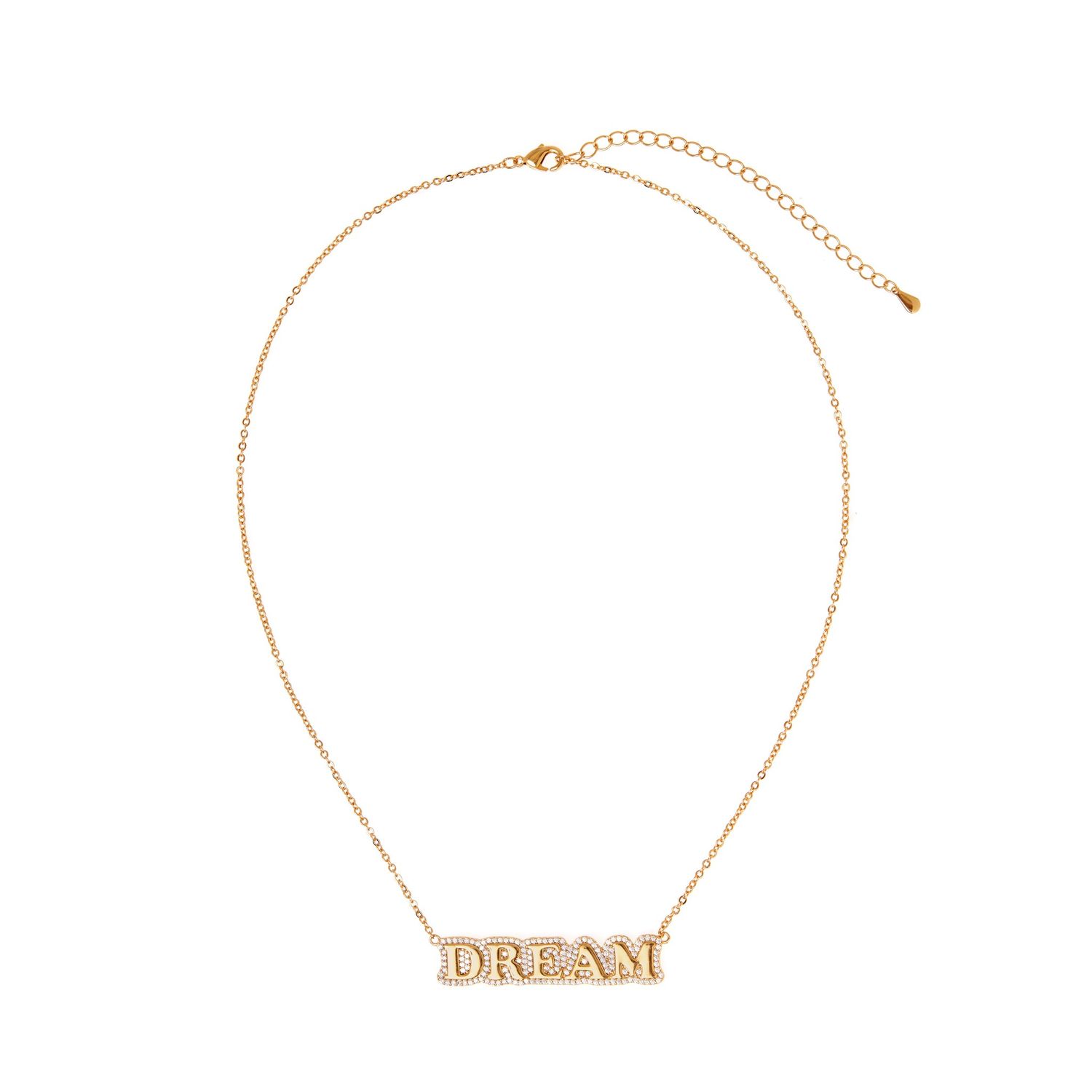 Колье Dream Stamp Necklace - Gold