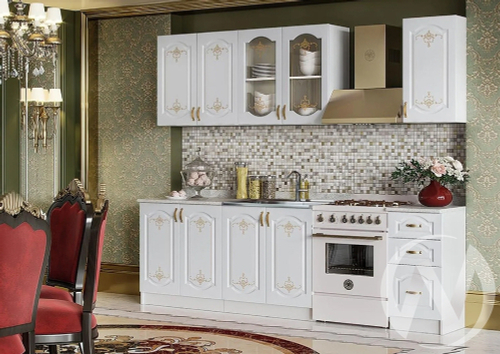 Кухня Версаль 2;0м (белый/белый матовый/антарес)