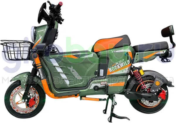 Электроскутер ROCKWILD X900 1600W (60V/40Ah) - Зеленый фото №6