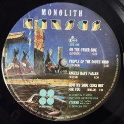 Винтажная виниловая пластинка LP Kansas Monolith (Holland 1979)