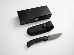 Складной нож "Скаут", сталь Х12МФ, рукоять черный мореный граб