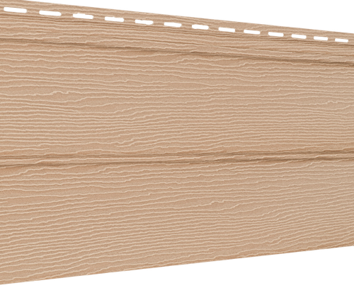 Виниловый сайдинг Блок Хаус Бежевый