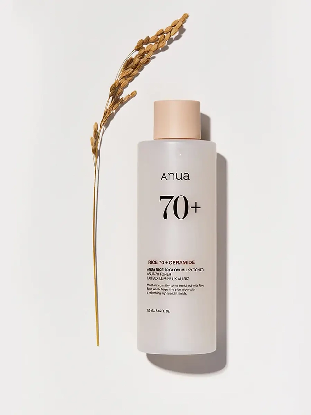 Anua Питательный тонер с экстрактом риса и керамидами для сияния кожи Rice 70 Glow Milky Toner 250 мл