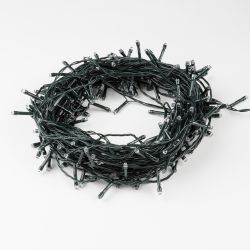 ULD-S3000-300-DGA WHITE IP20 Гирлянда светодиодная. 30м. 300 светодиодов. Белый свет. Провод зеленый. ТМ Uniel