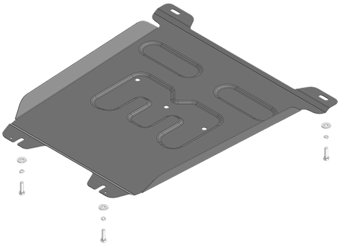 Защита КПП. 2 мм, Сталь. для Foton Tunland V9 2024-н.в., Motodor.77509