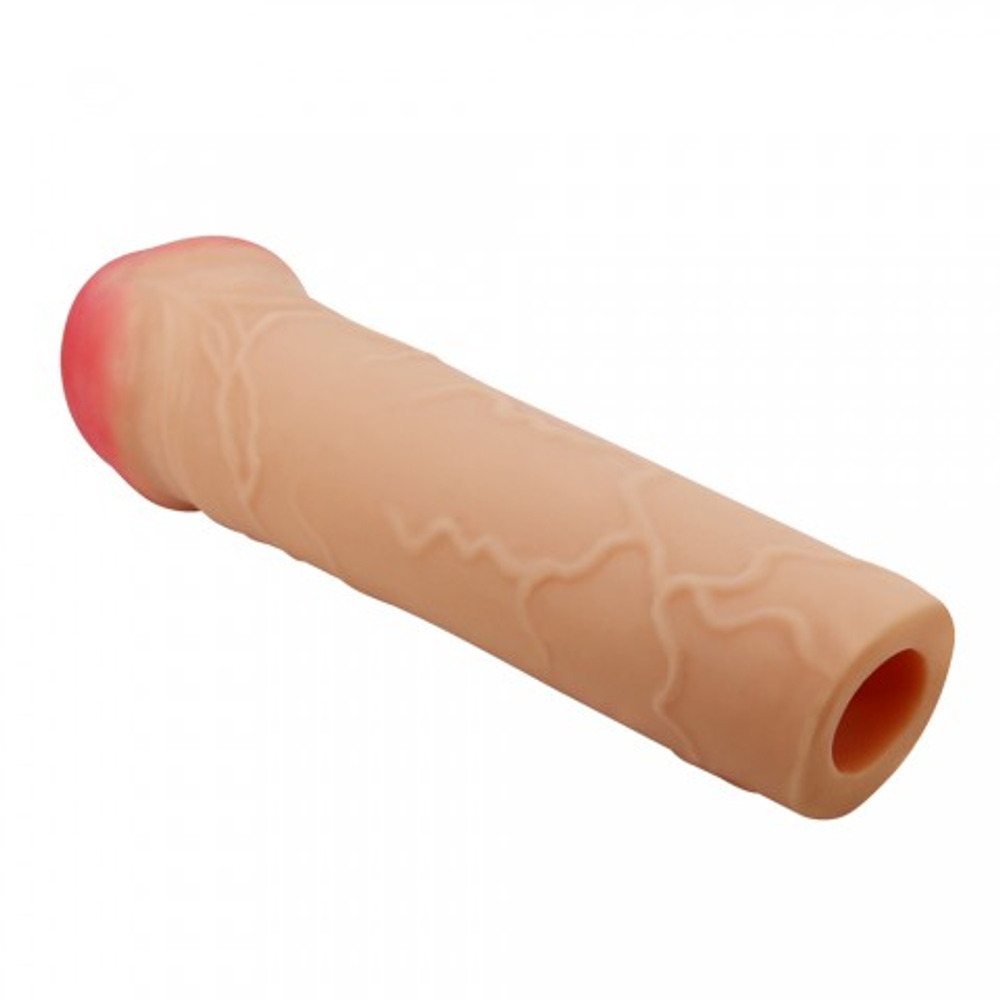 Реалистичная насадка на пенис Nile (16,5 см) телесная