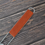 Решетка для барбекю 33*27*6см, хромированная