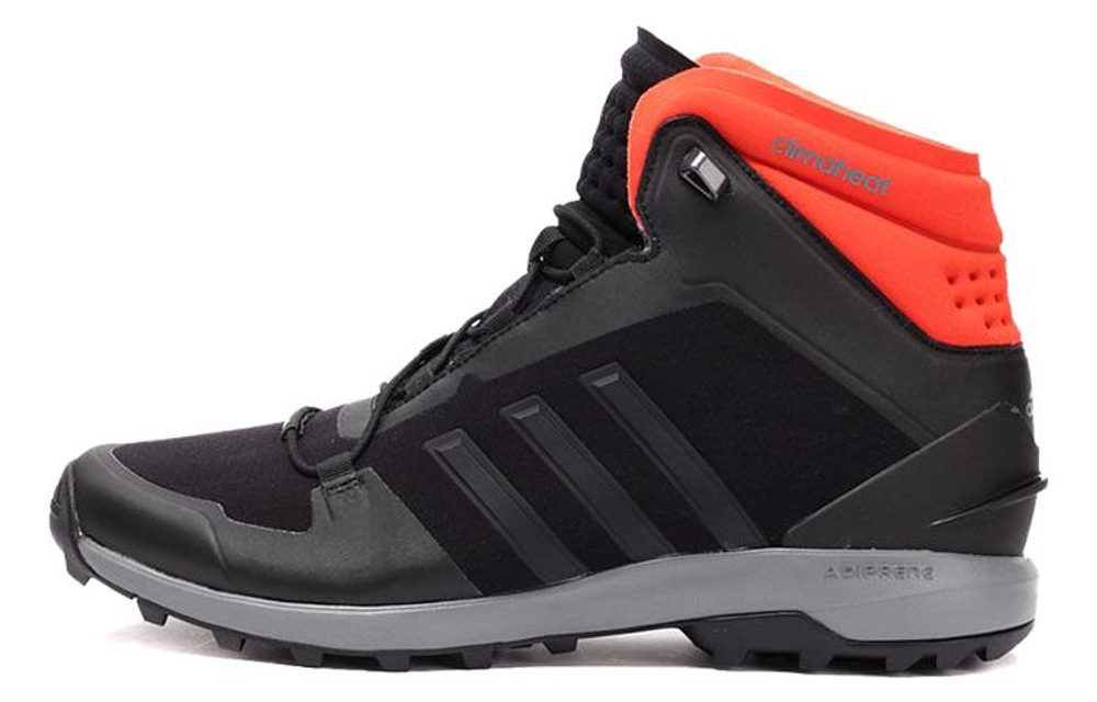 Adidas Climaheat Fastshell Mid Slip Resistant High top Outdoor Shoes Men"s Gray