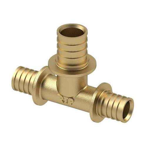 Тройник переходной аксиальный, латунь,20х16х16, желтый, RTP (100/10)