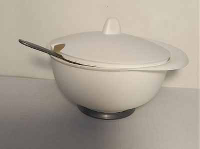 Сахарница с ложечкой Д 140мм. высота 75мм.