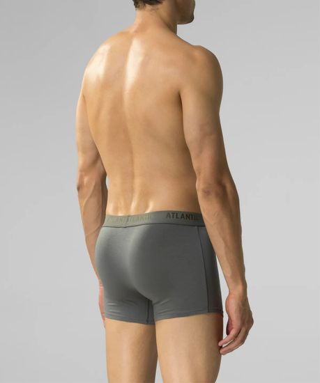 Трусы мужские боксеры Atlantic MH-1199 Pima cotton, серый