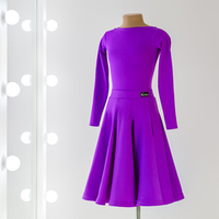 Standart 4-01-10-C | Рейтинговое платье годе для спортивных бальных танцев | Vasileva Dance