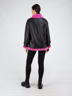 Дубленка авиатор натуральная зимняя