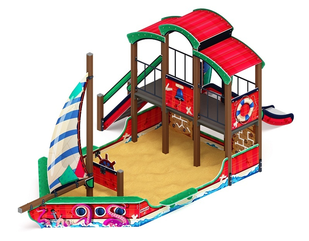 Парусник (Мульт)  Игровой комплекс Н=1200