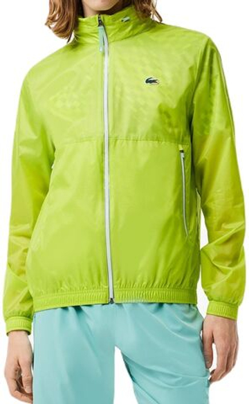 Мужская теннисная куртка Lacoste Tennis x Novak Djokovic Zip Jacket - желтый