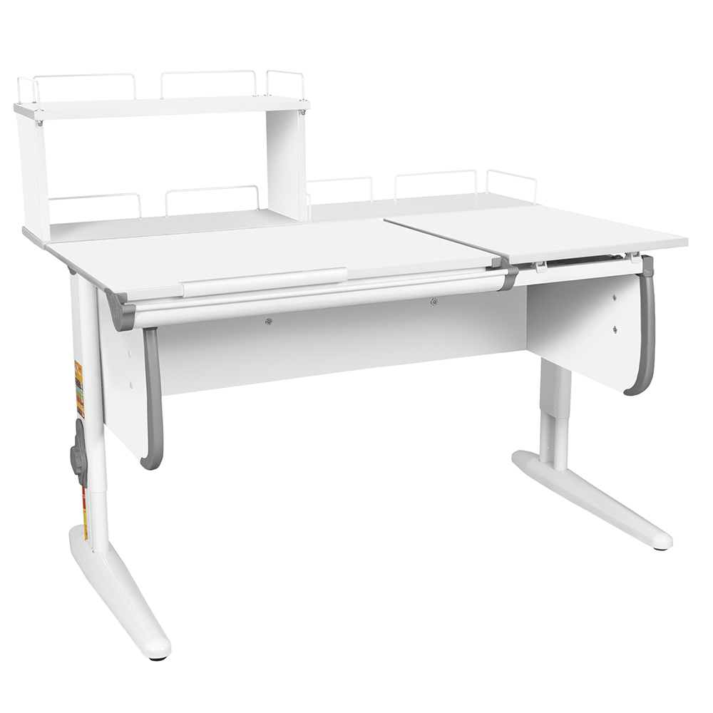 Растущая парта Дэми СУТ 25 с задними полками СУТ.15.210 и СУТ.15.240 (1200×880 мм)