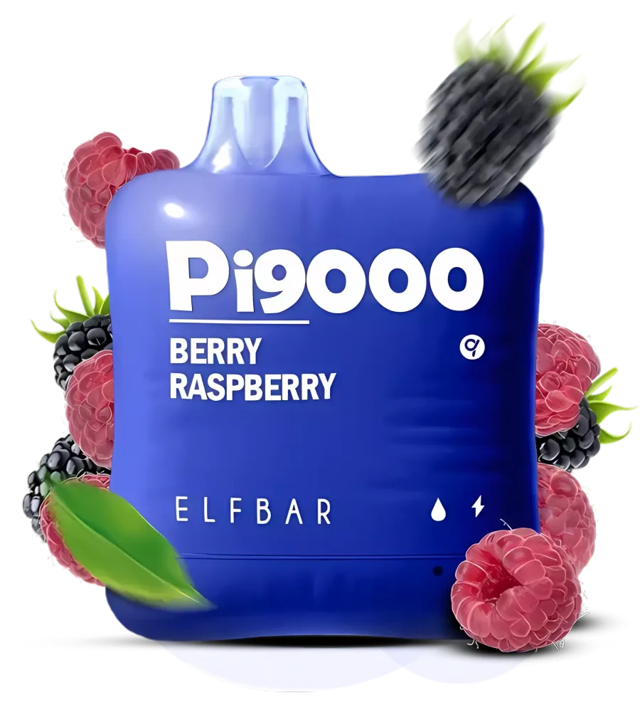 Elf Bar Pi9000 - Berry Raspberry (nic 5%)