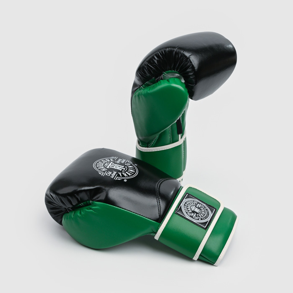 Боксерские перчатки Hardcore Training HardLea Black/Green