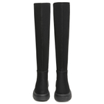 Teenmix Slim Boots, Pre Fall Soft Boots Knee high Boots 4.5cm Women"s Black