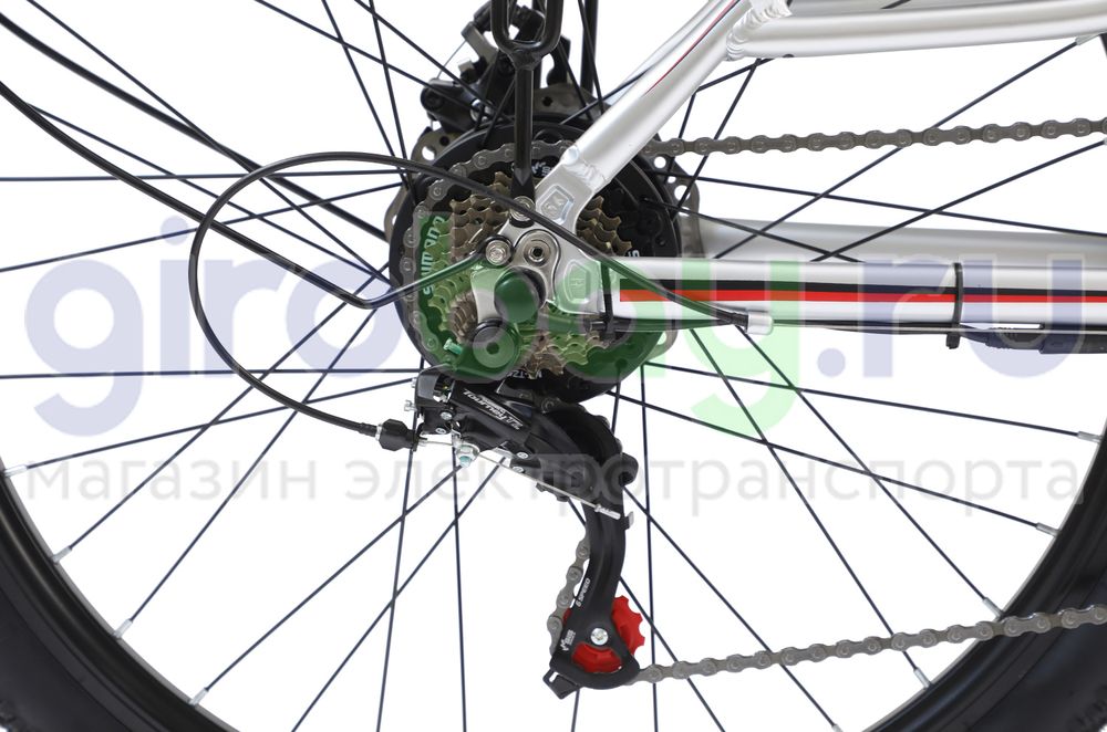 Электровелосипед WHITE SIBERIA CAMRY LIGHT 36V/11A 500W Snegir (Синий) фото 22 фото №23