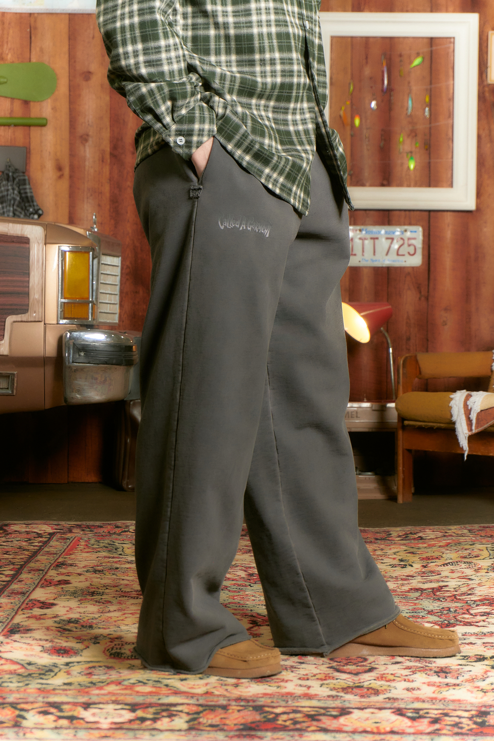 Брюки Called a Garment Stout Pants "Black Dyed"