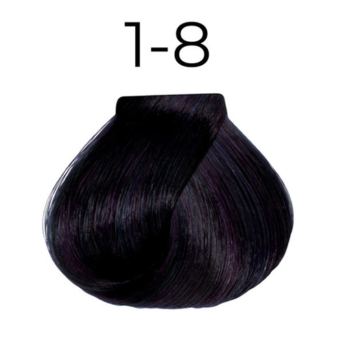 Стойкая безамиачная крем-краска для волос Оттенок 1.8 Иссиня-черный KEEN Velvet Permanent Colour Ammonia Free Blau-Schwarz 100мл