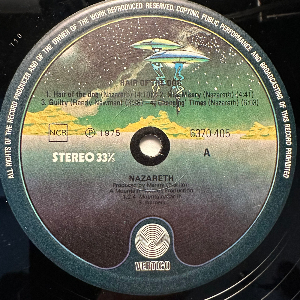 Nazareth - Hair Of The Dog (Скандинавия 1975г.)
