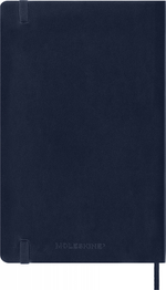 Блокнот Moleskine Classic Soft (QP618B20) Large 130х210мм 192стр. нелинованный мягкая обложка синий сапфир