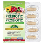 Olympian Labs, полный пребиотик и пробиотик, 30 вегетарианских капсул