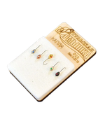 Мормышка для зимней рыбалки - "Капля". Диаметр - 2,7 мм, вес - 0,26 гр., цвет - Ассорти. Тульская точеная спортивная вольфрамовая мормышка в наборе - 5 шт.