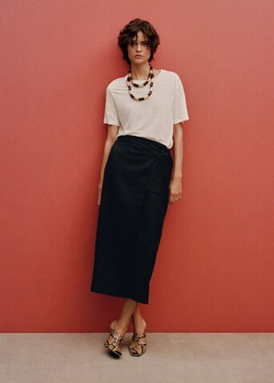 Юбка-парео изо льна