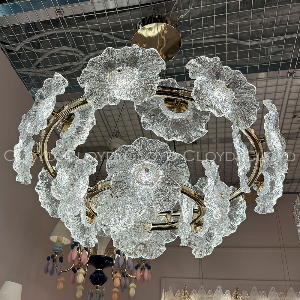 Люстра Cloyd SHAMBALA-B C2 / Ø80 см - золото (арт.11496)